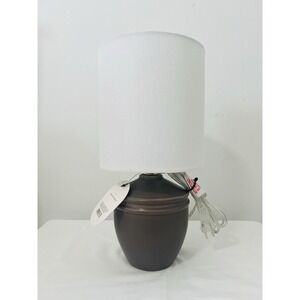Threshold‎ Home Decor Mini Ceramic Table Lamp On/off Push Switch - 14 In Tall